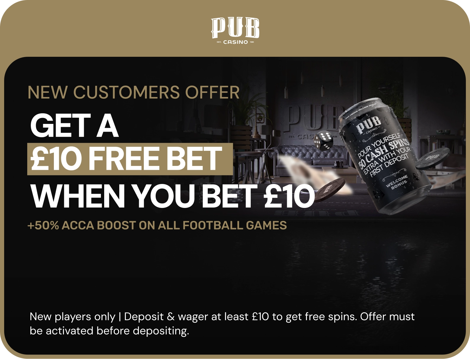 Pub Casino offer